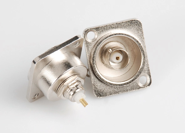 D Type BNC Socket Female to Welding Panel Q9 Mounting Connector (D9.3076S)