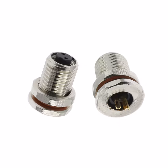 Waterproof Socket 2hole Welding Female M5 Connector