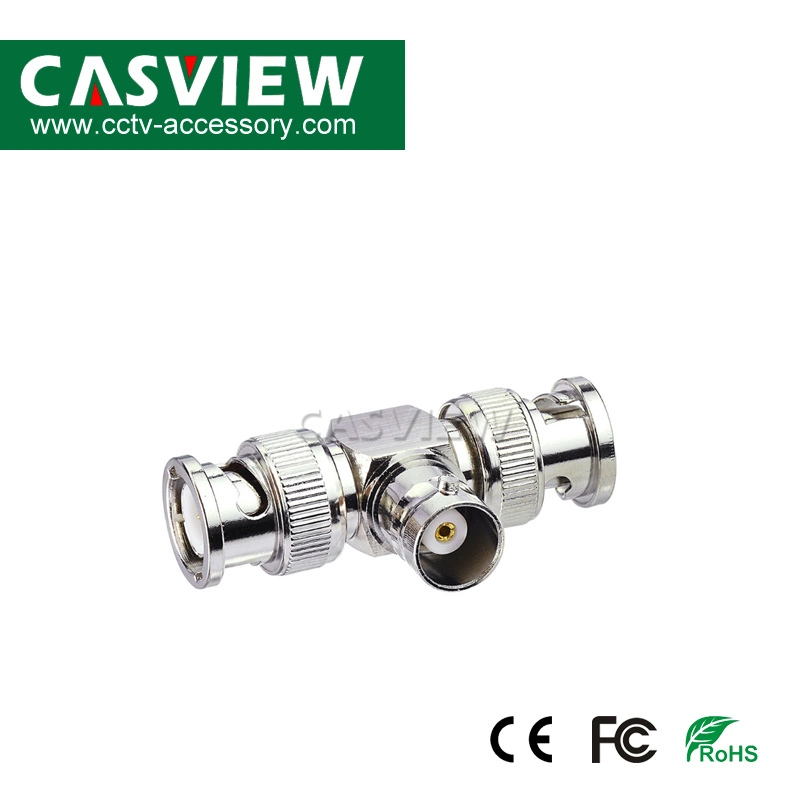 Surveillance Camera BNC Connector with 1 Male and 1 Female Plug CCTV Ce Approved