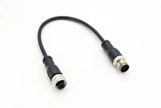 Signal Transmission Connector M12 4-Core Waterproof Aviation Plug M12 Double Head Cable