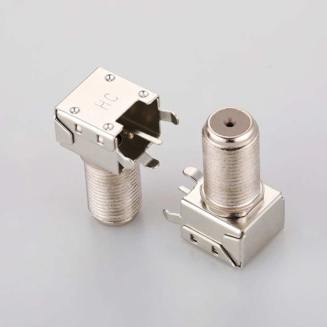 High Quality Right Angle Vertical Type RF Coaxial Connector RF If Connector