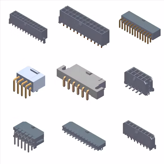 Electronic Component USB VGA HDMI DVI Cable Wire Harness Pin FPC Terminal Waterproof Wafer RF D-SUB Fiber DIN 41612 RJ45 Connector