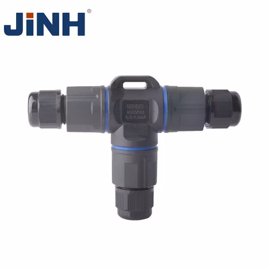 Ahua T Type 2 3 Pin Power IP67 Waterproof Pump Wire Connector